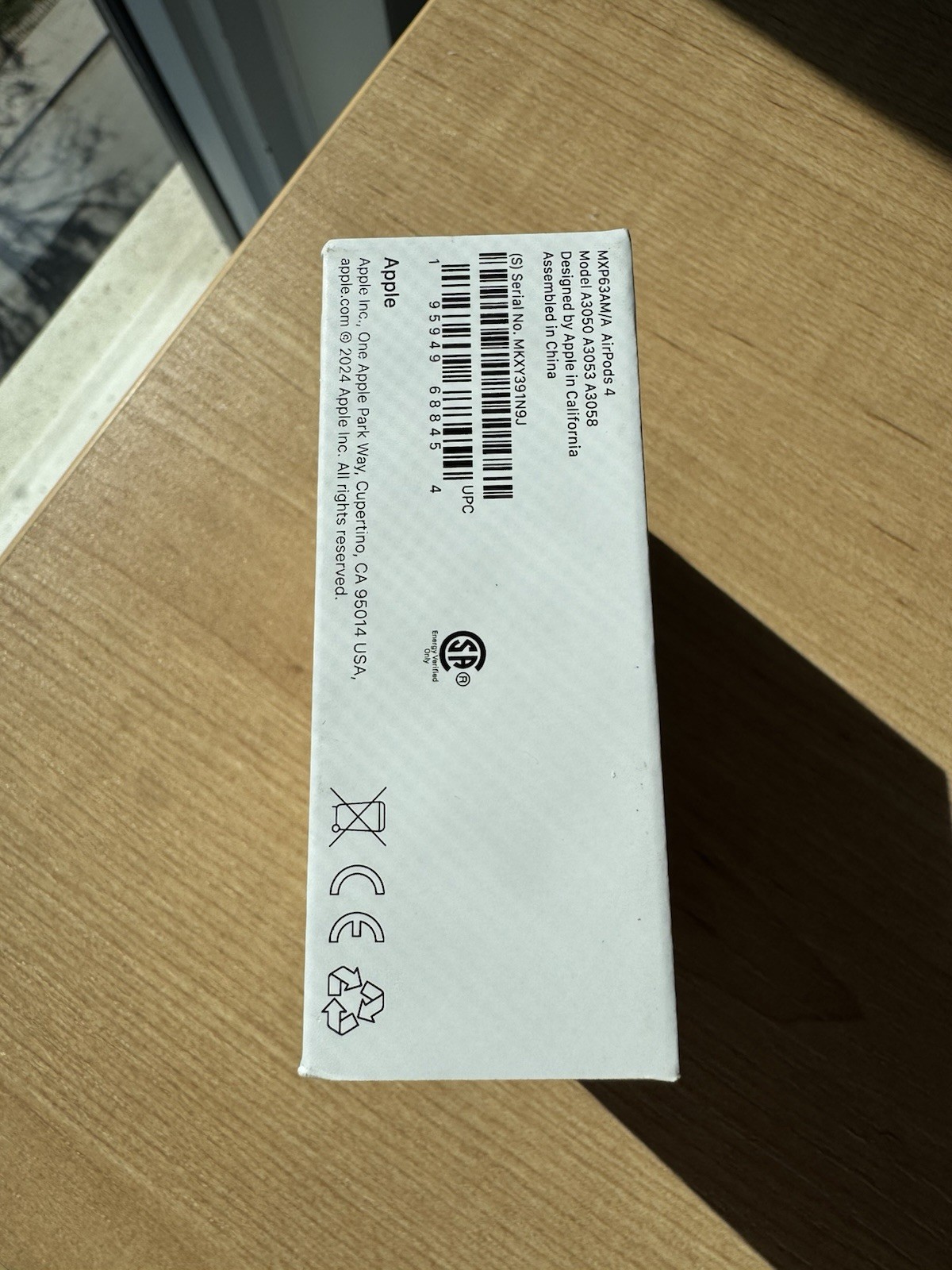 Apple AirPods 4 MXP63AM/A White