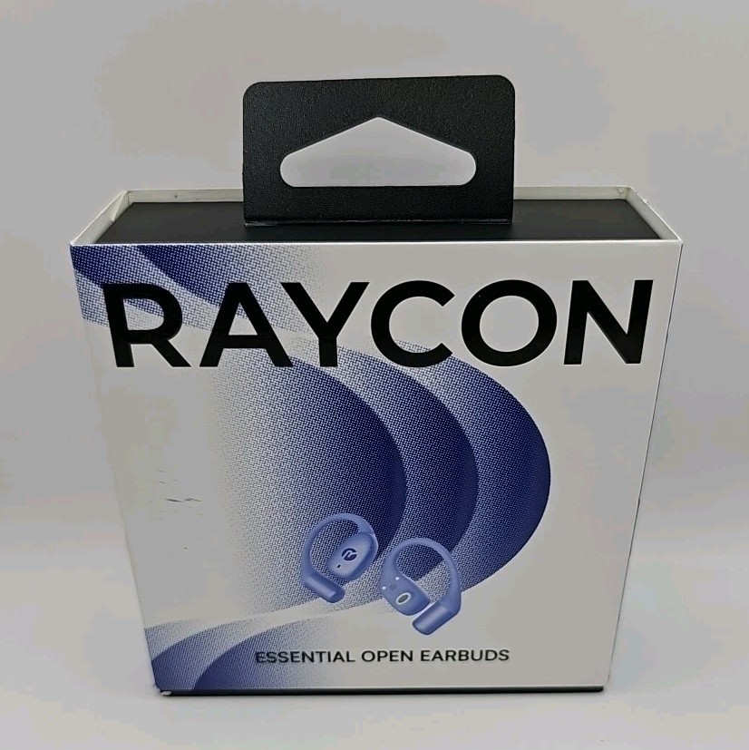 Raycon Essential Open Earbuds – True Wireless Ear Bluetooth 6.0 Purple