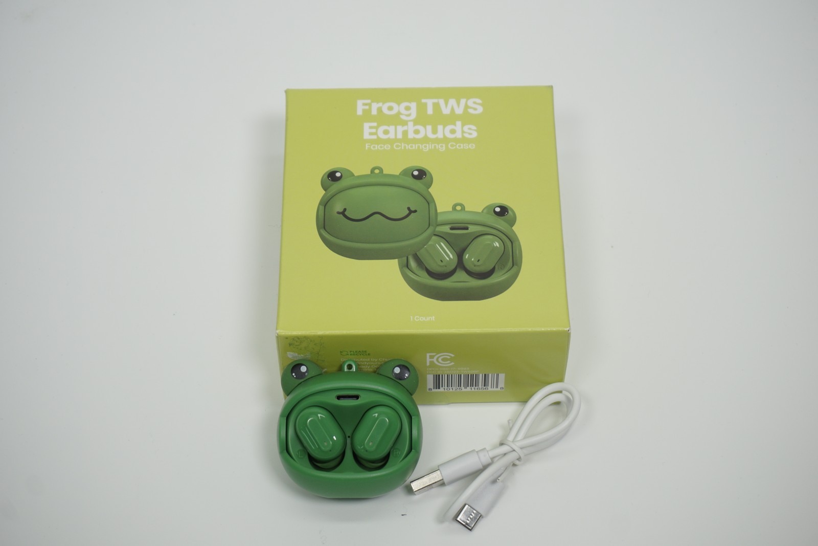 GEMS Frog TWS Earbuds Face Charging Case