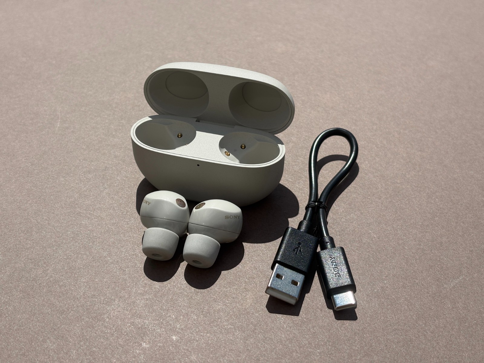 Sony WF-1000XM5 Bluetooth Wireless Noise Canceling Earphones – Silver #E