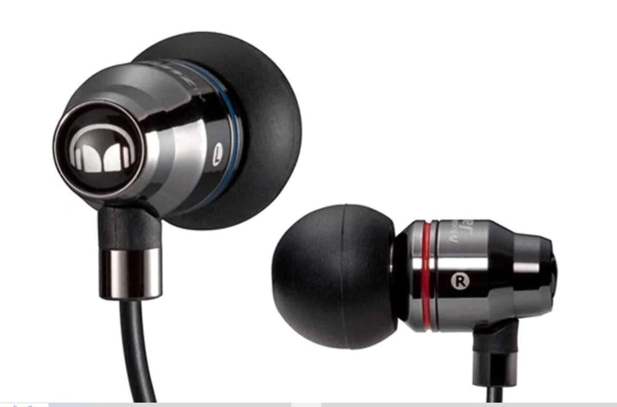 MONSTER MOBILE JAMZ HEADPHONES 3.5MM SOLID METAL WIRED EARBUDS WITH CONTROL TALK