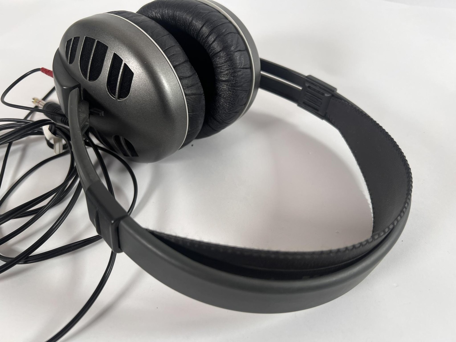 Vintage Sennheiser HD 530 Over-Ear Headphones Gray Open Back 1/4in Plug Germany