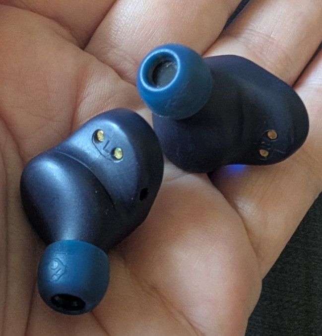 Skullcandy SESH ANC Wireless In-ear Bluetooth Earbuds – Blue w/Charging Cable