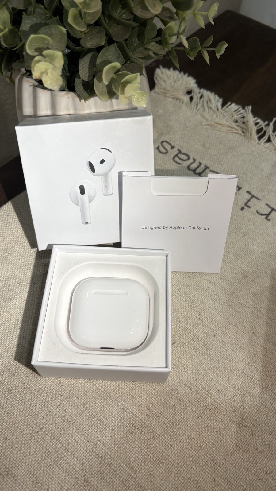 Apple AirPods 4 Active Noise Cancellation Bluetooth In-Ear Earbuds w/ Case
