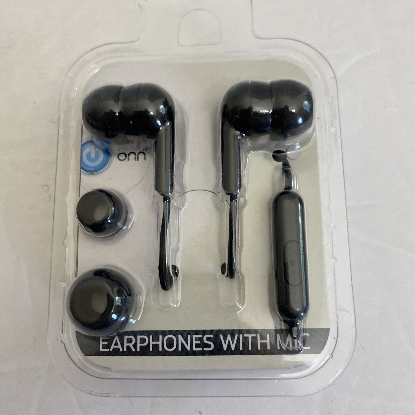 New Black Earphones with Mic Earbuds MIC 3 Soft Slicon Ear Tips Headphones wired
