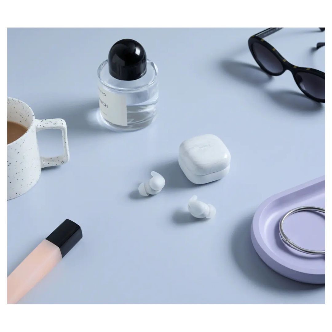 Sony LinkBuds Fit Truly Wireless Noise Canceling Earbuds (White)