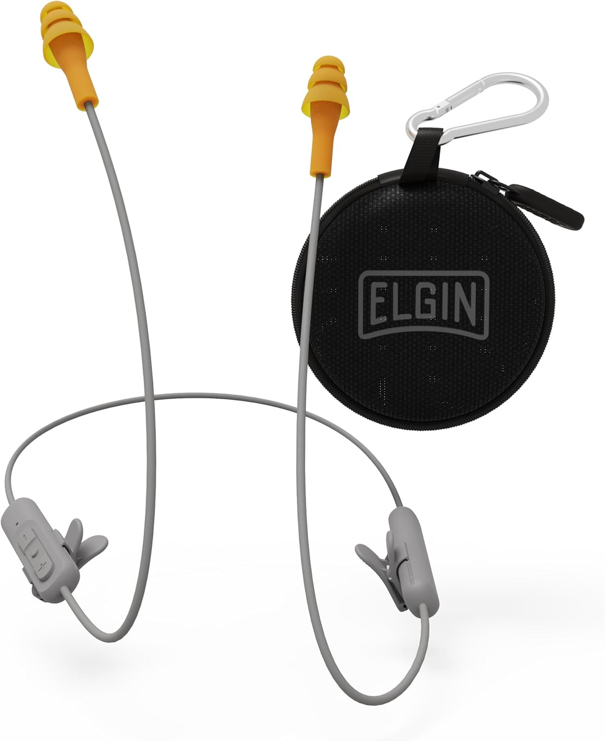 Elgin Ruckus Wireless Bluetooth Earplug Headphones, 25 Db NRR, Noise Canceling M