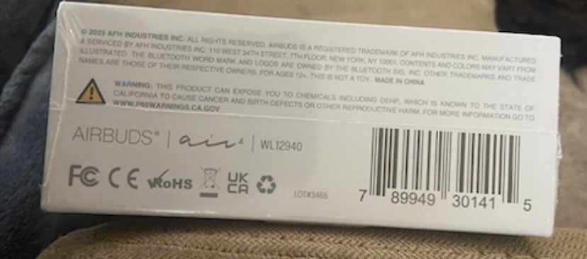 Air4 Airbuds Active Noise Cancelling Wireless Earbuds