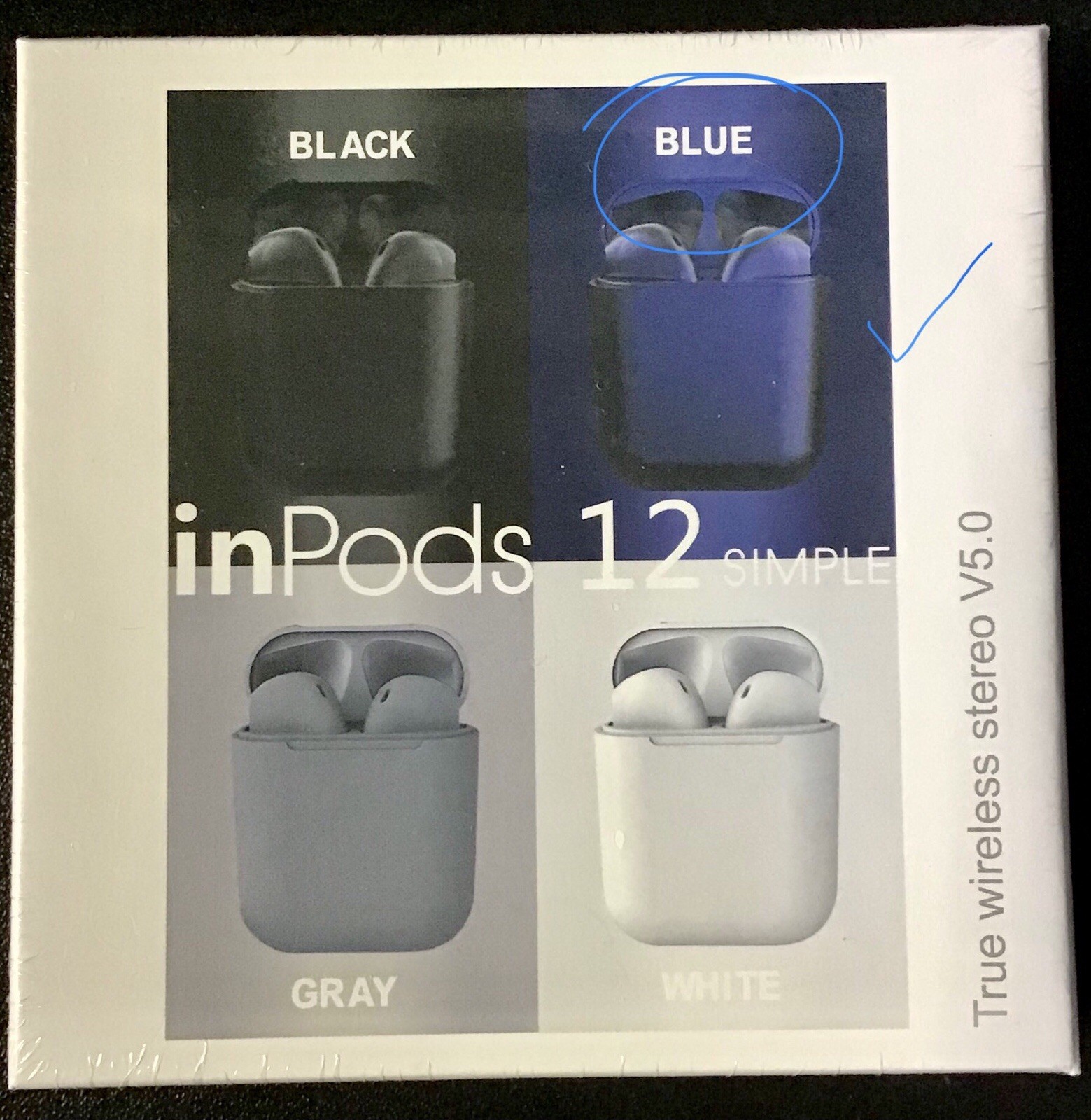 The inPods 12 Simple V5.0 are budget-friendly, true wireless stereo (TWS)