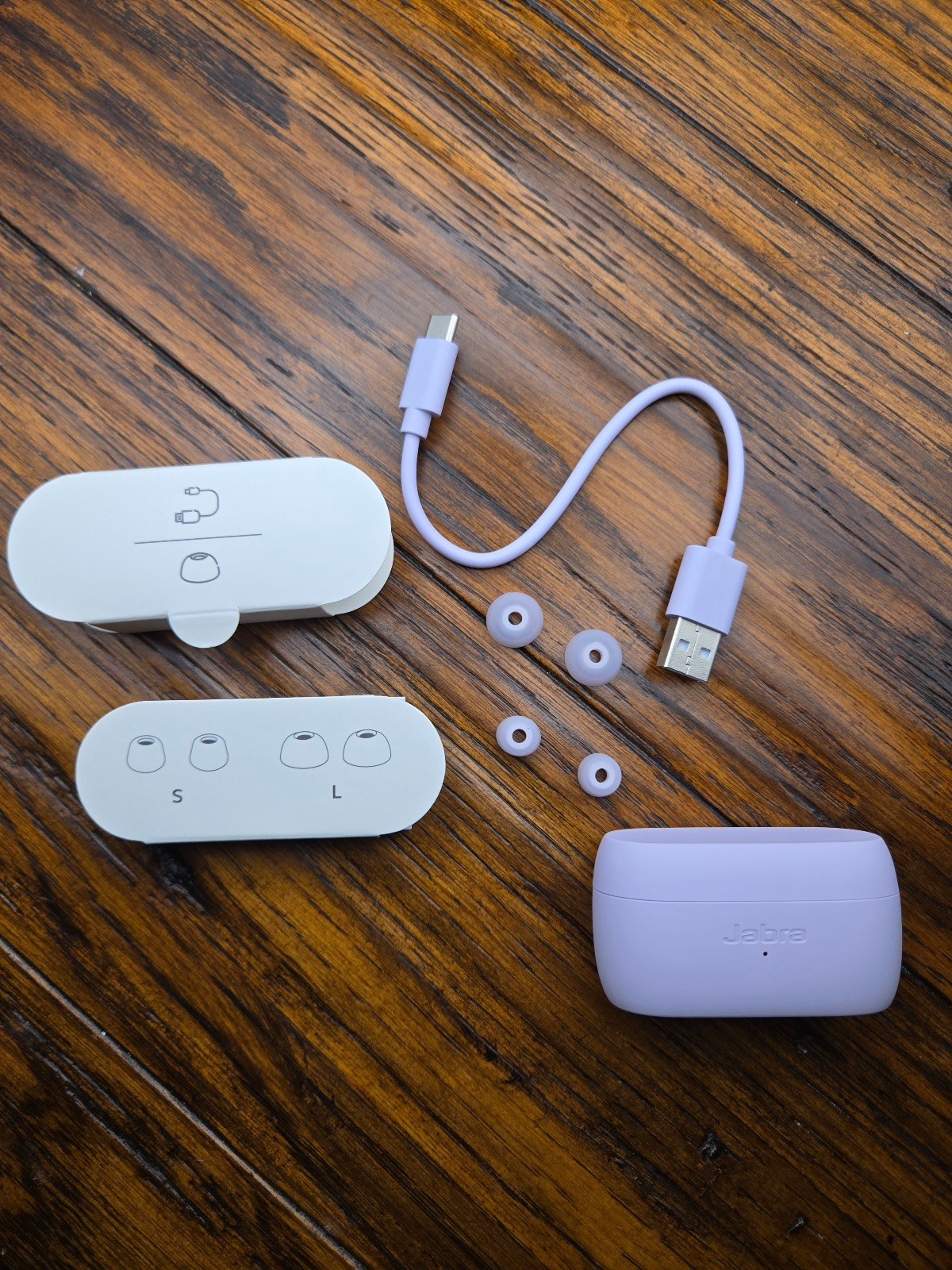 Jabra Elite 4 True Wireless In-Ear Active Noise Cancelling Earbuds ANC Lilac