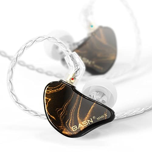 BASN MMCX in Ear Monitor Headphones Triple Driver IEM