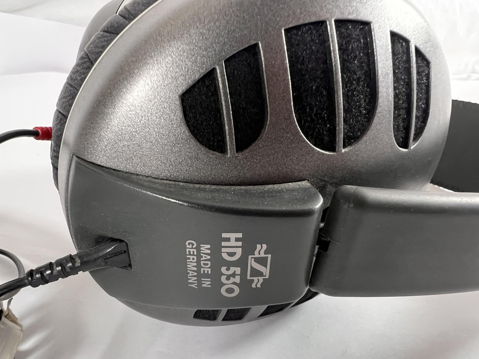 Vintage Sennheiser HD 530 Over-Ear Headphones Gray Open Back 1/4in Plug Germany