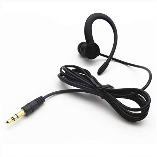 In-Ear Headphones with Tangle-Free Cable and Removable Hook for All Devices