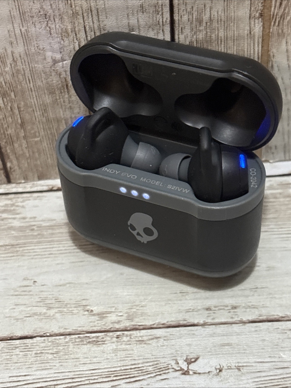 Skullcandy Indy Evo True Wireless Bluetooth Headphones – Chill Gray – S21VW