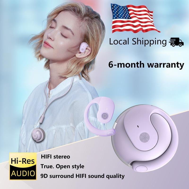 Open Ear Headphones, Air Conduction,Bluetooth 5.4,HiFi Stereo,Running earbuds