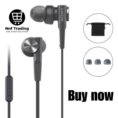 SONY MDR-XB55AP Premium In-Ear Extra Bass Headphones Stereo Earphones