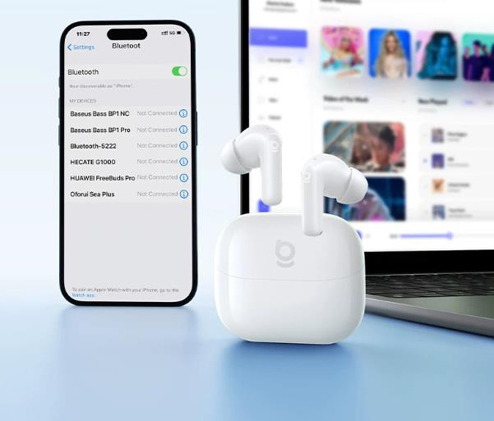Baseus BP1 NC Bluetooth 6.0 Earphone Super Bass In-Ear ANC Wireless Earbuds IP55