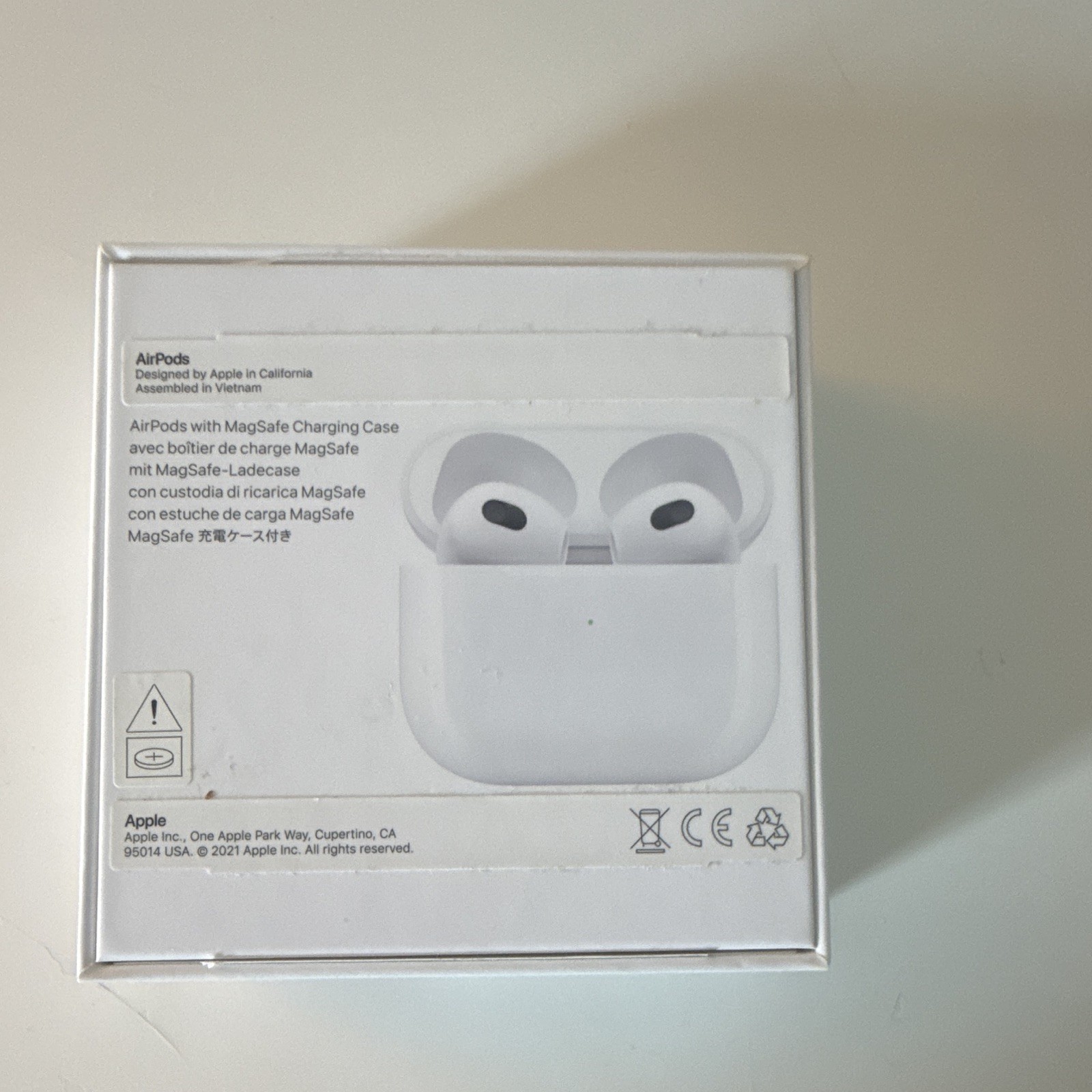 Apple AirPods (3rd Generation) Wireless Bluetooth Earbuds w/ MagSafe Case, White