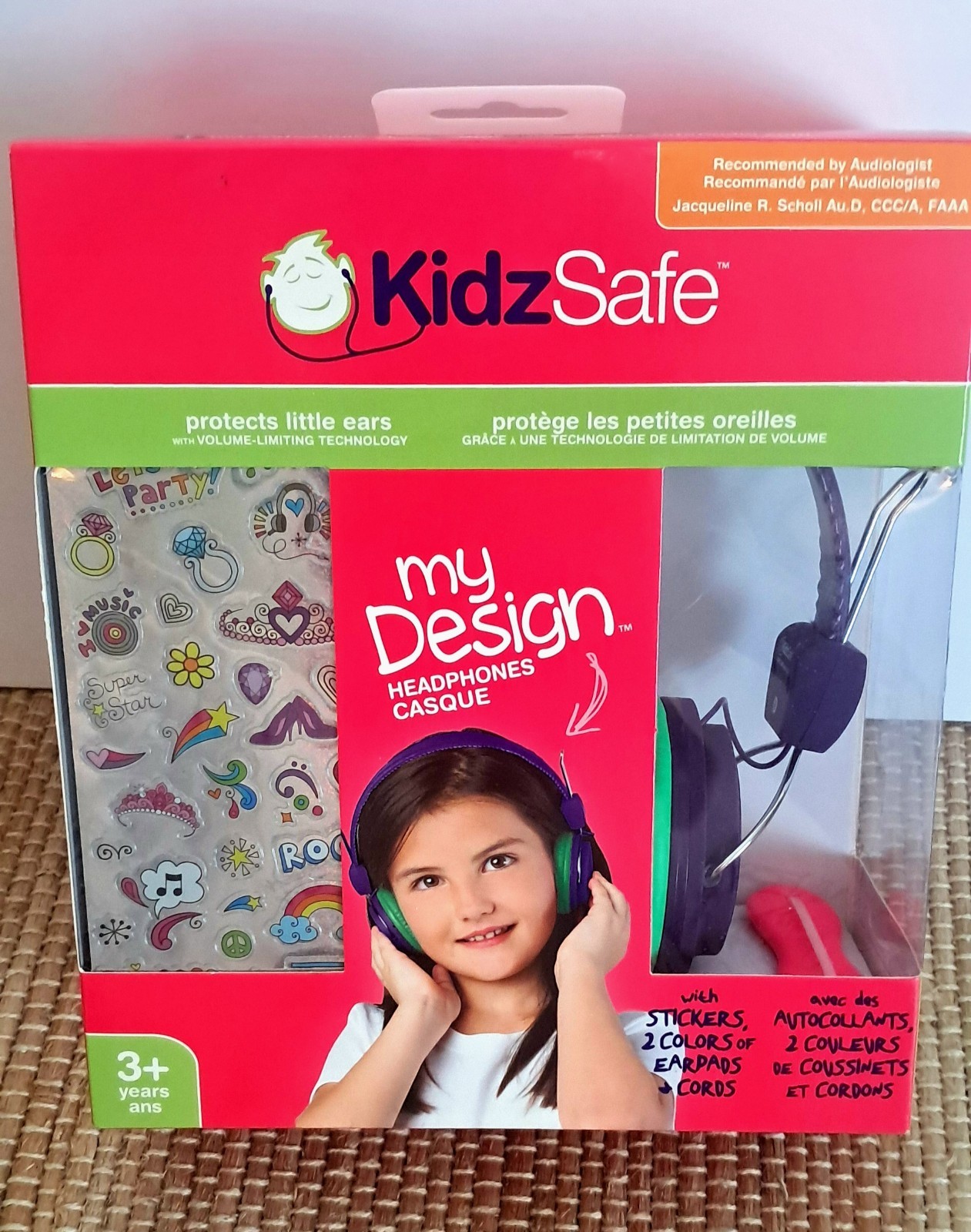 KidzSafe D.I.Y. Volume-Limiting Headphone With Stickers