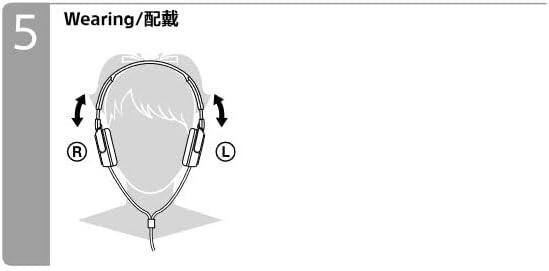 Sony MDRZX110NC Noise Cancelling Wired 80 Hours Battery Life Headphones Black