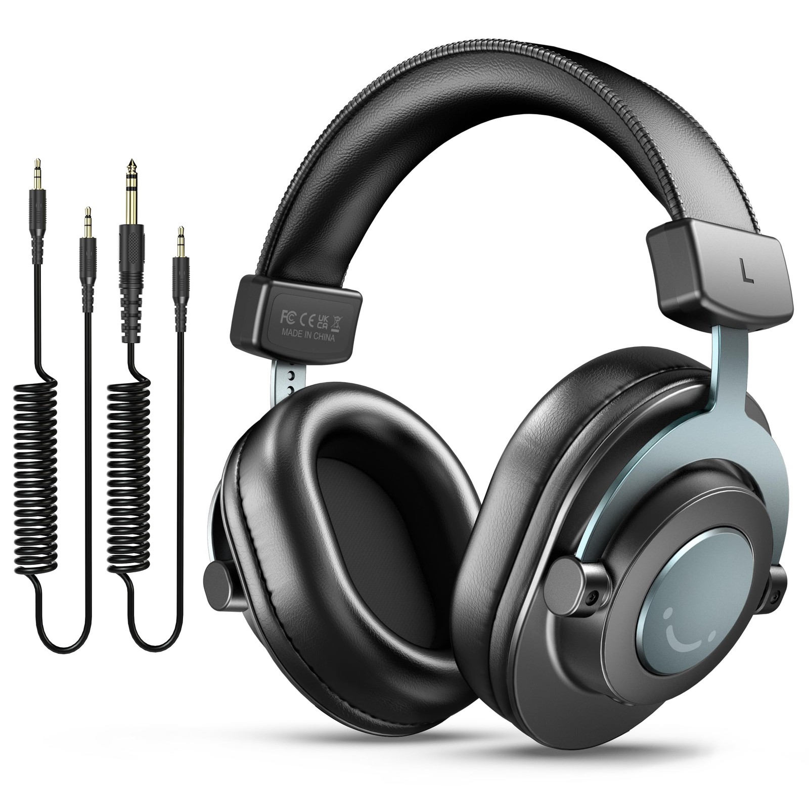 FIFINE Studio Monitor Headphones for Recording, Wired Headphones with 50mm Dr…