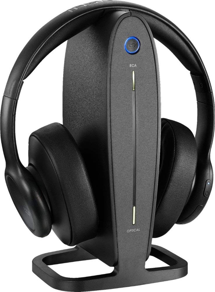 Insignia NS-HAWHP2 Digital Wireless Headphones and Docking Station RF Black