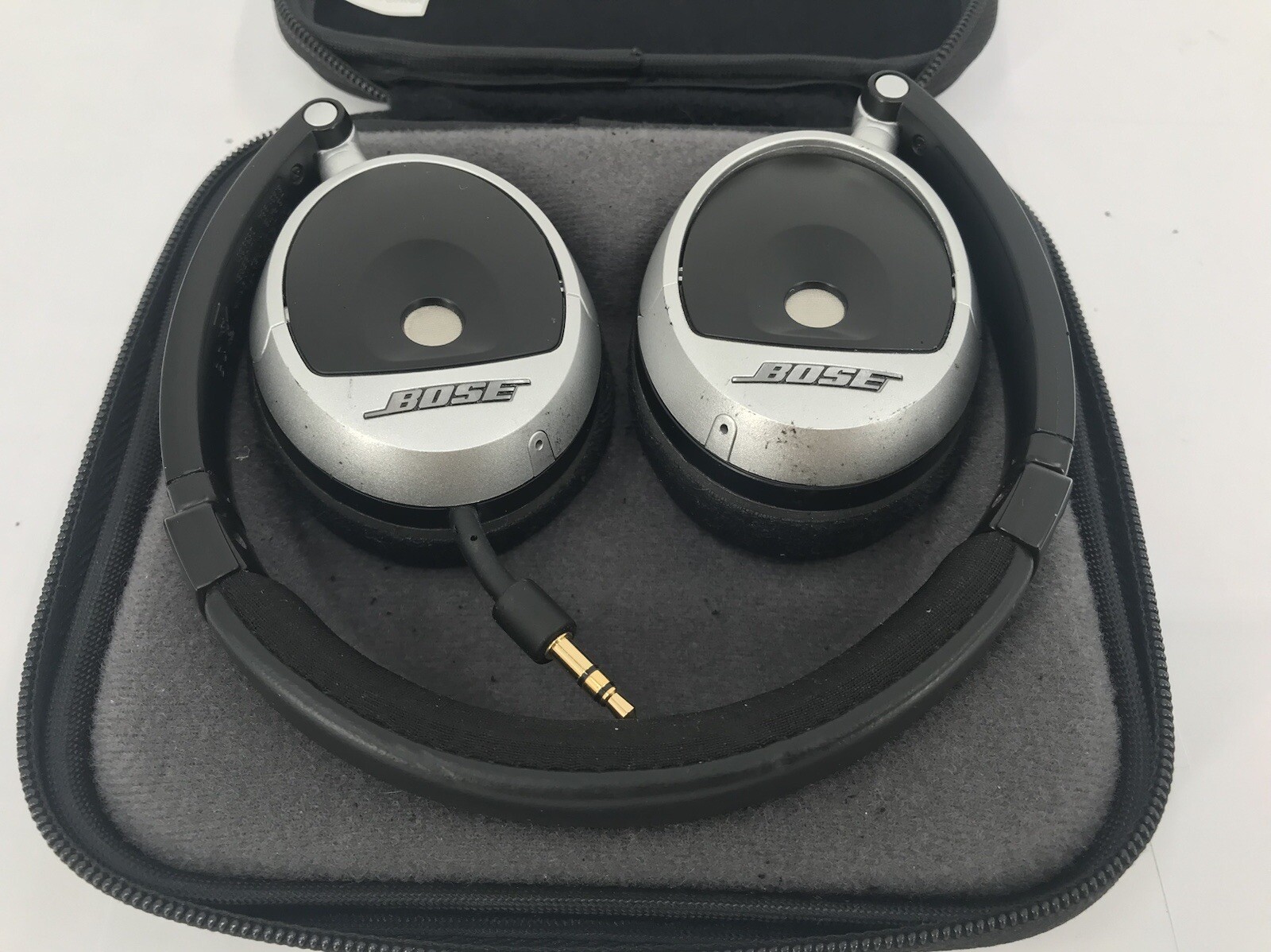 Bose On-Ear Foldable Headphones – Black and Silver With Case