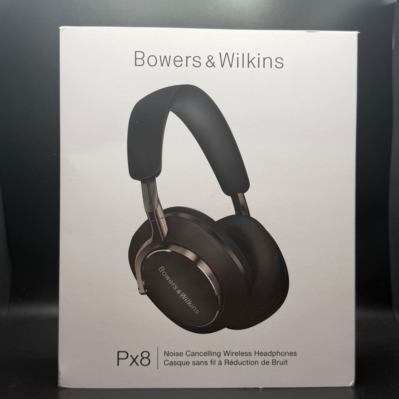 Bowers & Wilkins Px8 Wireless Over-Ear Headphones w/ Case – Black + BT-W6 Dongle