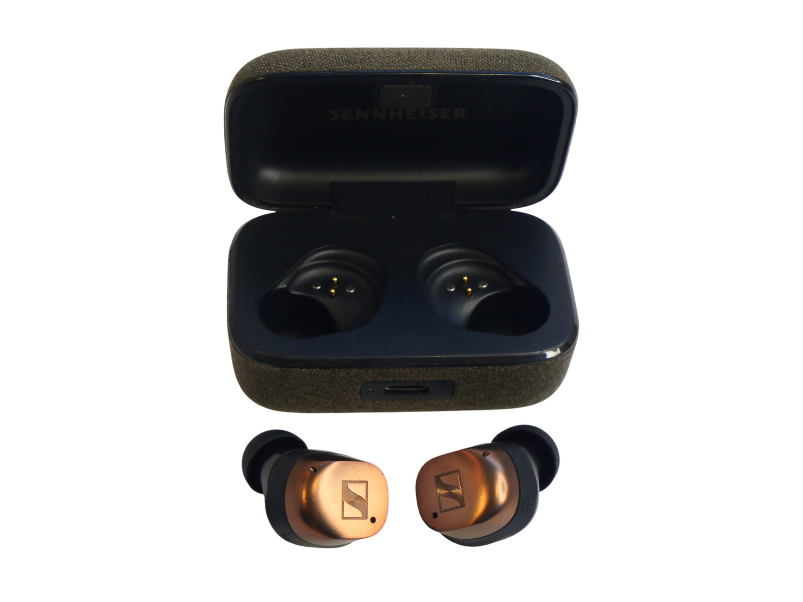 Lot of 3 Sennheiser Momentum True Wireless 4 MTW4 Earbuds Black Copper