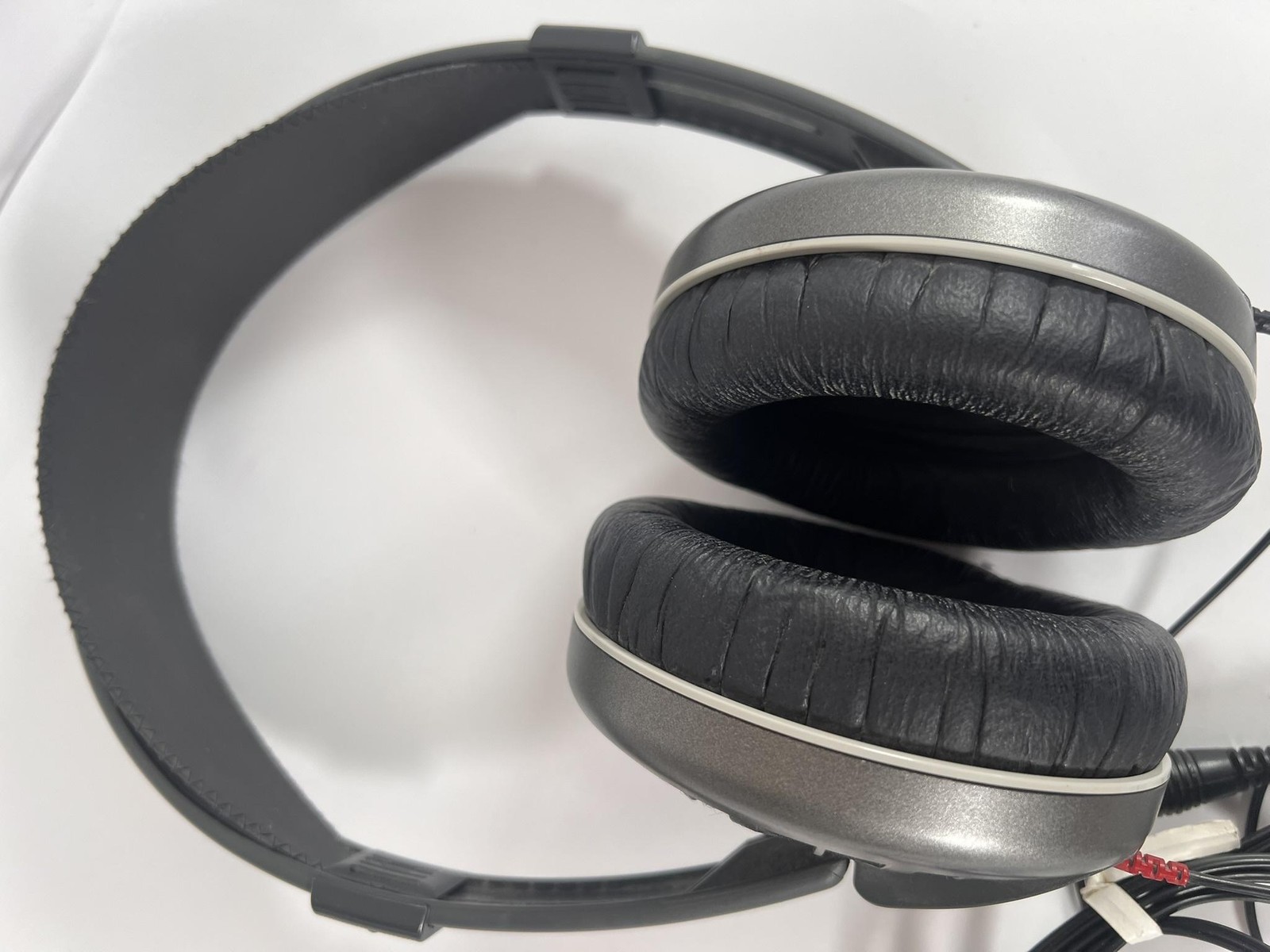 Vintage Sennheiser HD 530 Over-Ear Headphones Gray Open Back 1/4in Plug Germany