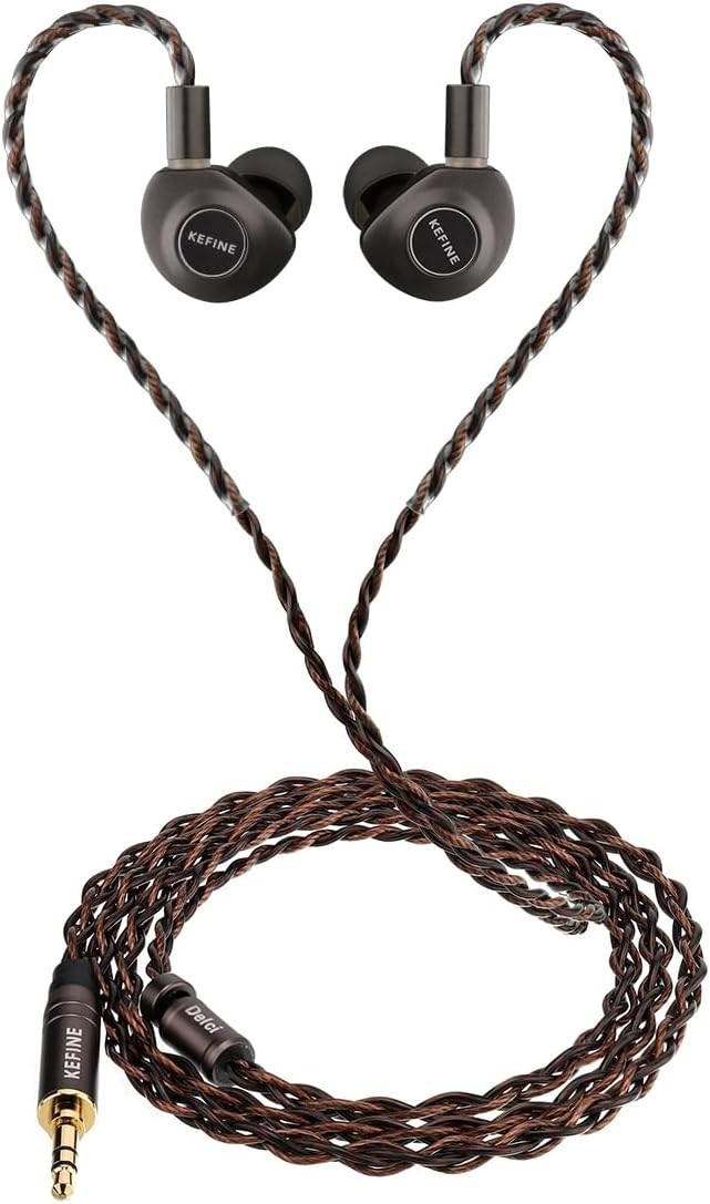 HiFiGo Kefine Delci IEMs, Sinngle 10mm Dynamic Driver in-Ear Moni