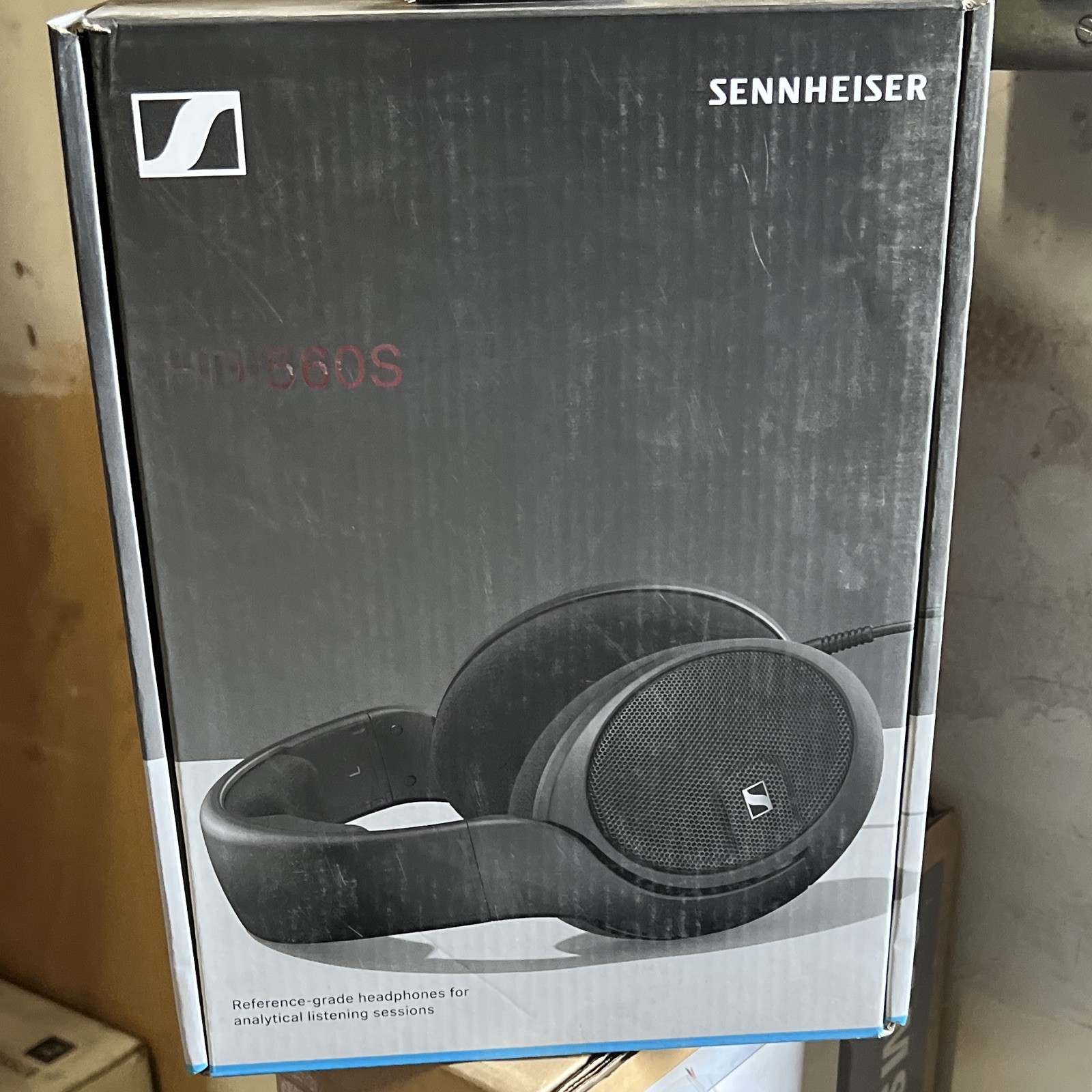 Sennheiser HD 560S Black Headband Over-Ear Headphones 3.5mm Double Open Box