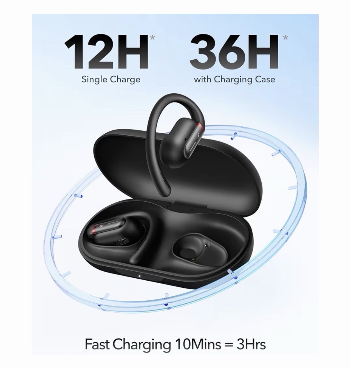 Soundcore by Anker V30i Open-Ear Headphones, Ultra-Comfort, Lightweight Design