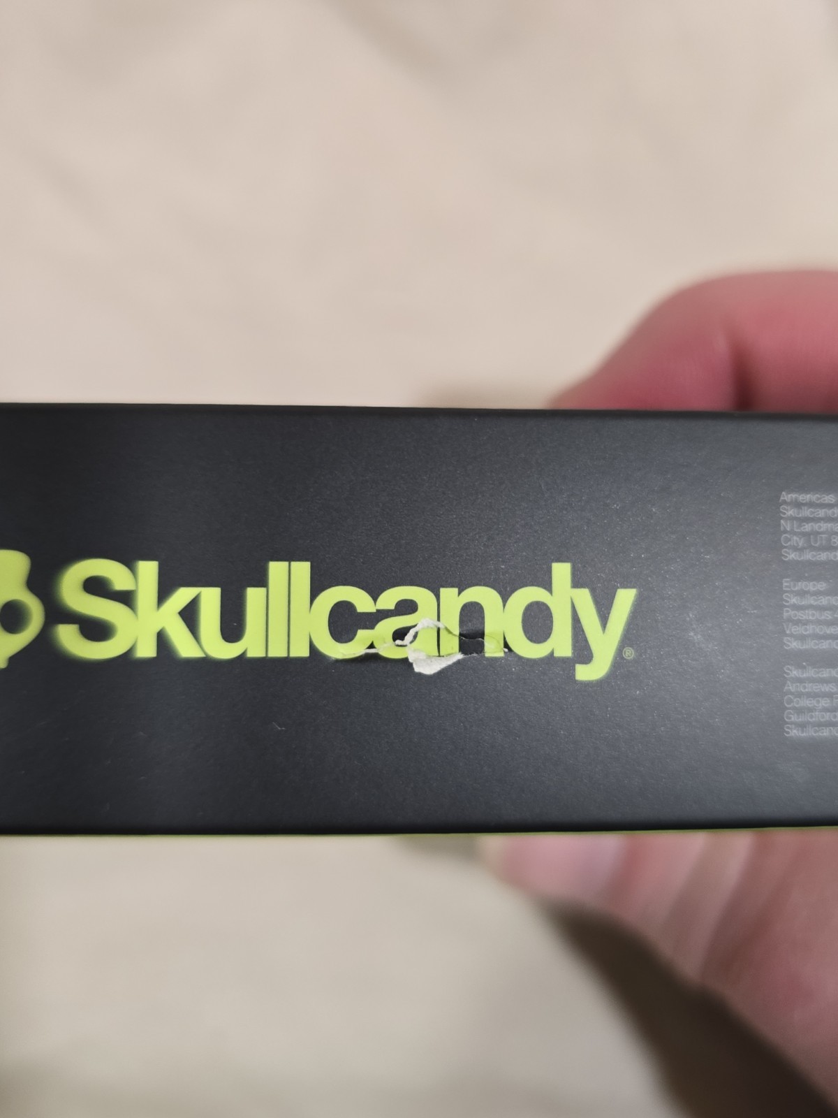 Skullcandy Smokin’ Buds Wireless In-Ear Earbuds – True Black NIB