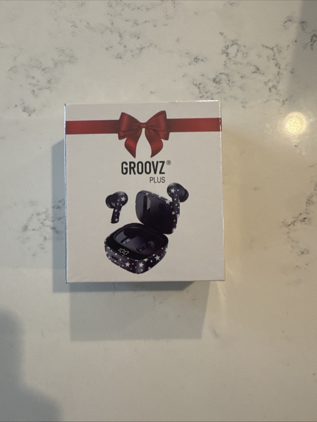 Groovz Plus True Wireless Bluetooth Earbuds Blue Starry Night Charging Case
