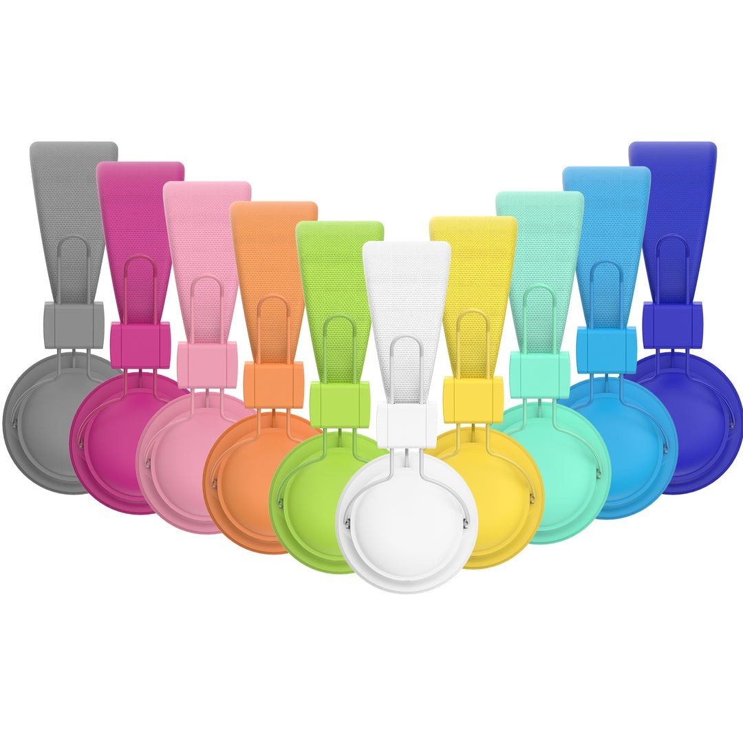 Kids Headphones with Microphone for School Chromebook iPad Wired Bulk Lot AILIHE