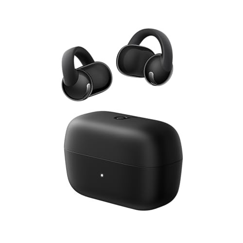 C50i by Anker Open Ear Earbuds, Clip-On Headphones Over Ear for Running Black