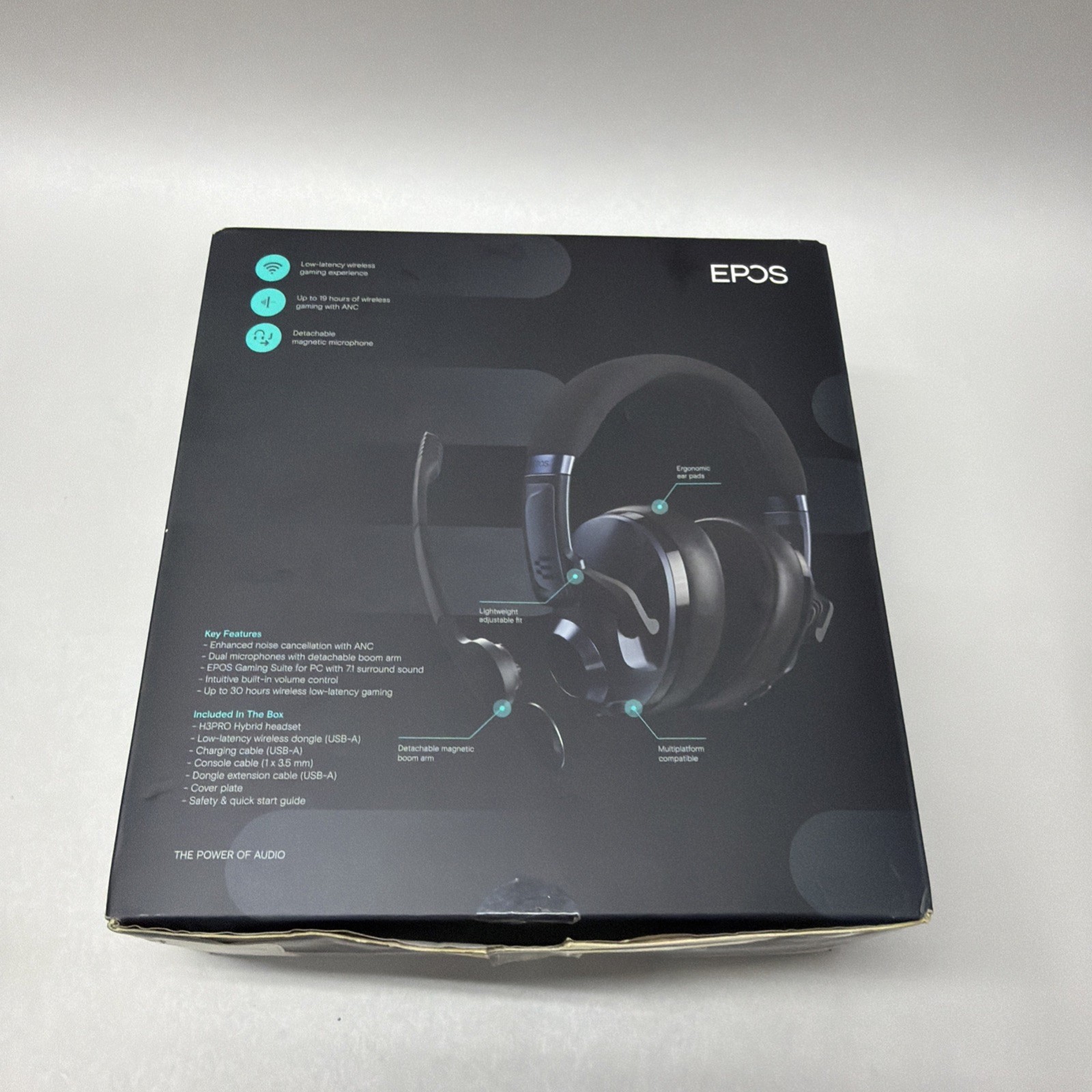 EPOS – H3PRO Hybrid Wireless Gaming Headset TESTED WORKING GREAT CONDITION