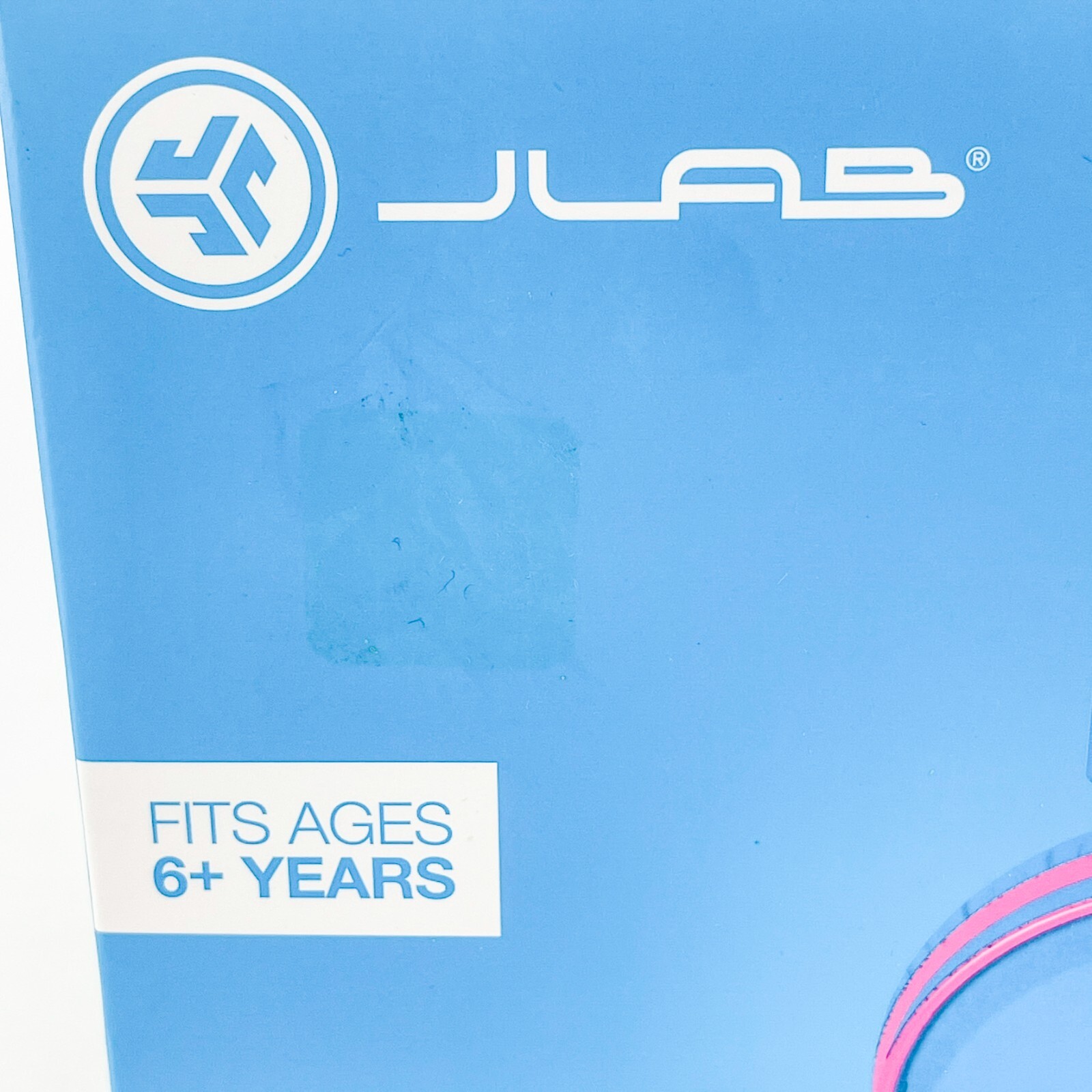 J Lab JBuddies Studio Wired Over Ear Headphones Mic Blue Pink Volume Safe