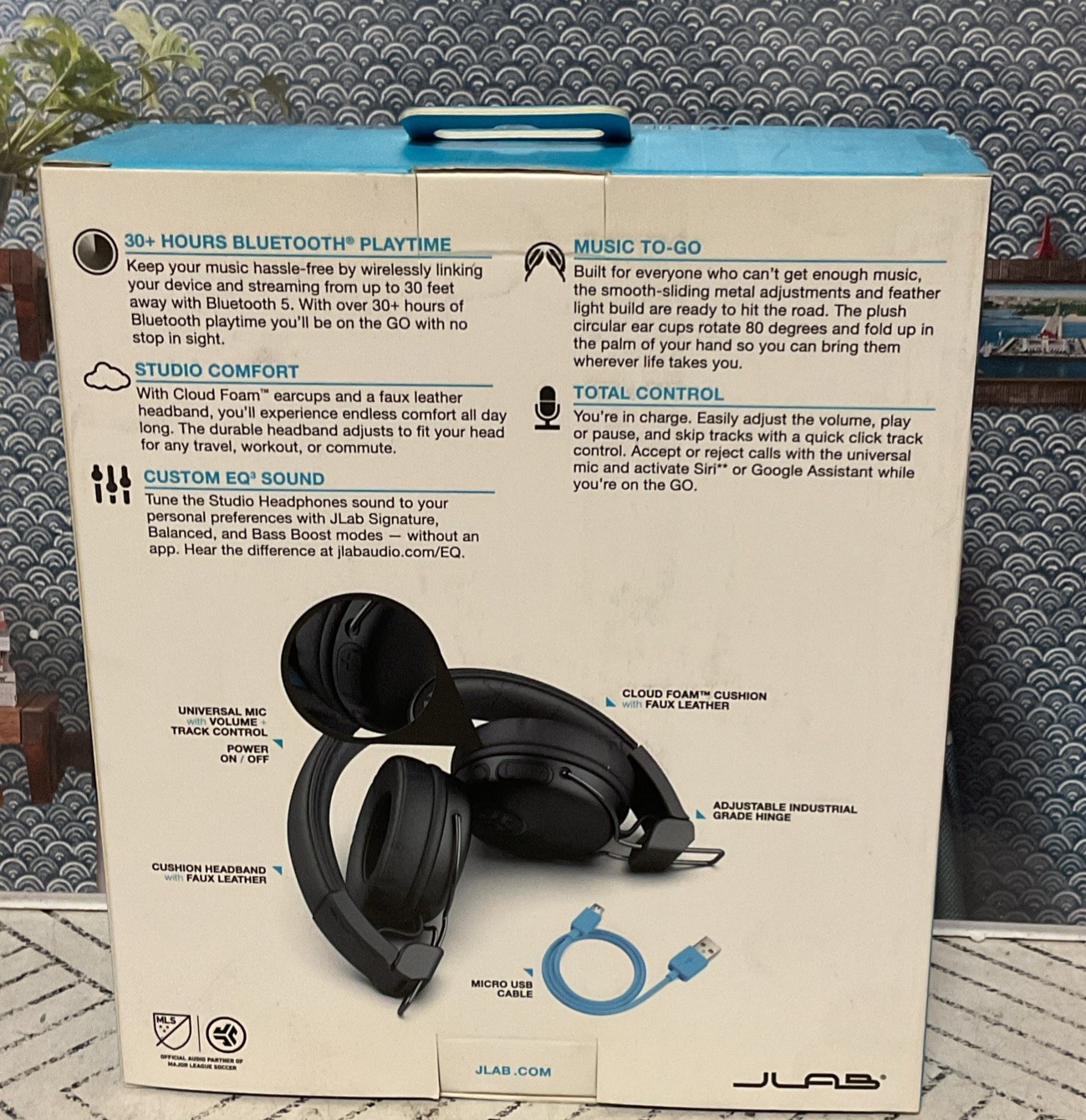 🎸 JLab Studio Wireless On-Ear Headphones 30+ Hr. Bluetooth EQ3 Sound, 🆕