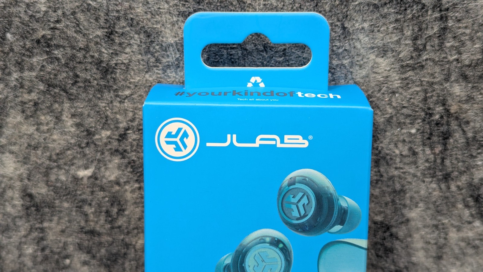 JLab Go Pop ANC True Wireless Bluetooth Earbuds – Transparent/Clear Teal 🔥New🔥