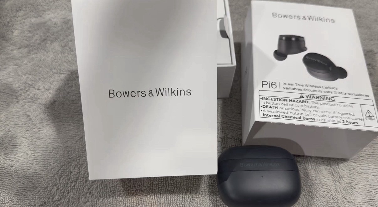 Bowers & Wilkins Pi6 True Wireless In Ear Headphones Storm Grey Brand New Sealed