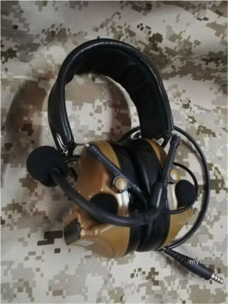 Tactical COMTAC C3 Adaptive Noise Canceling Headphone With Controller/Speaker
