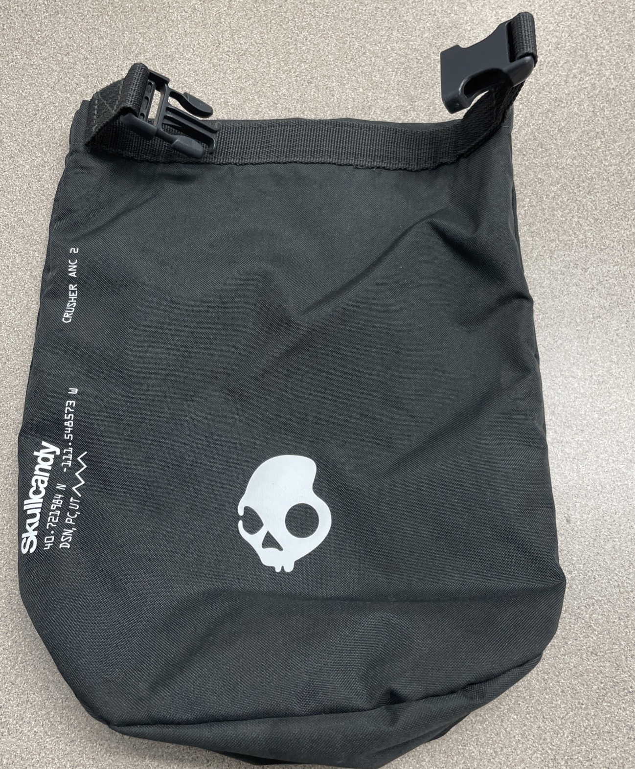 EMPTY SKULLCANDY CRUSHER ANC2 WIRELESS HEADPHONES LINED SOFT CASE CARRY BAG ONLY