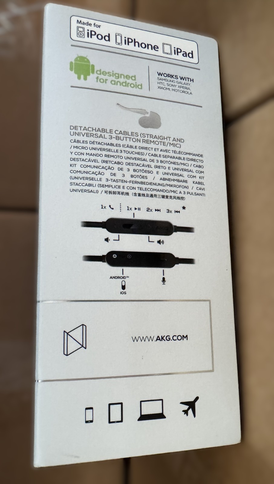 【NEW SEALED】AKG N40 Customizable High Definition In-Ear Headphones BACK IN STOCK