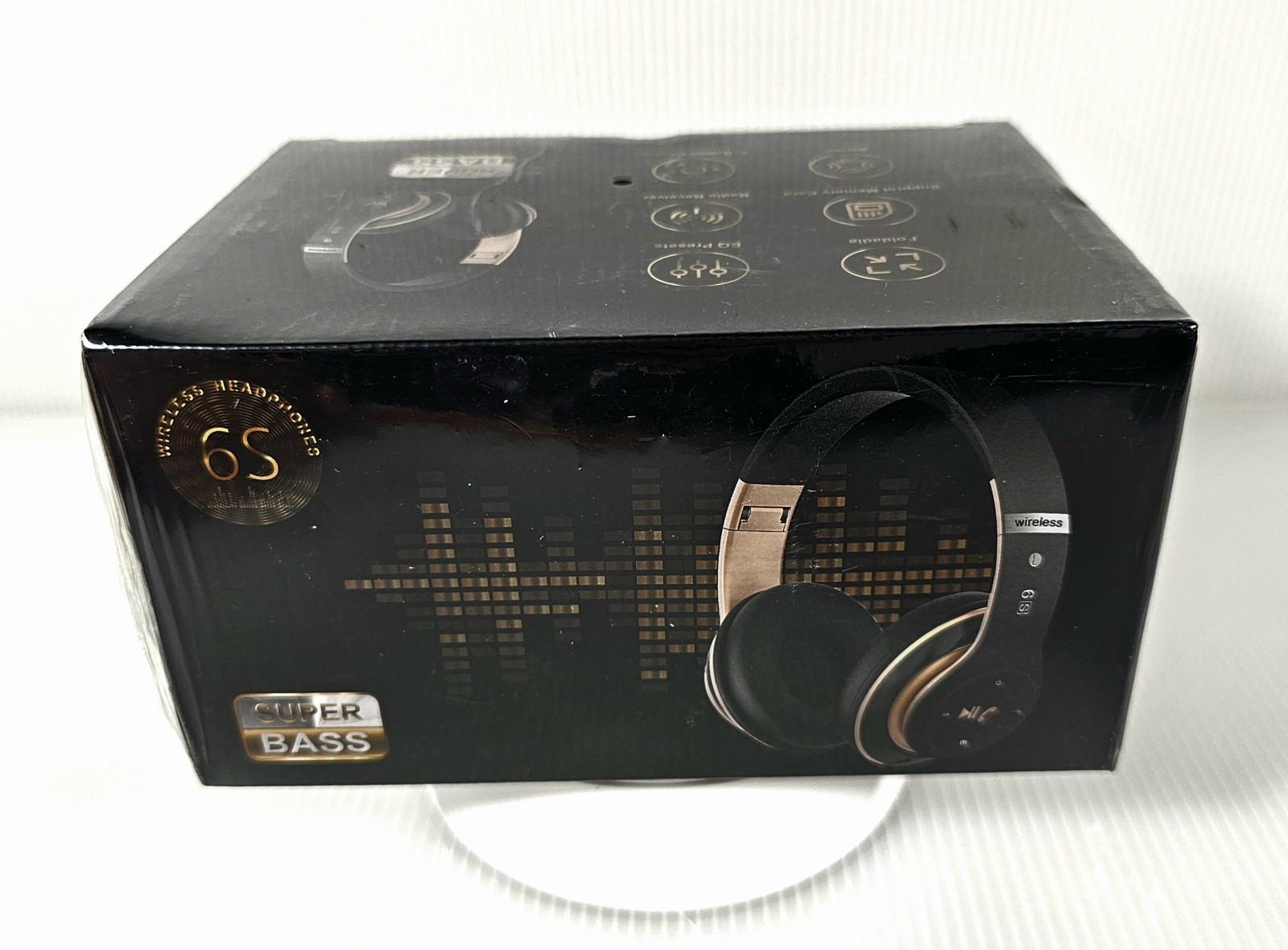 NEW 6S Wireless Bluetooth Headphones Earphones Headset, Super Bass
