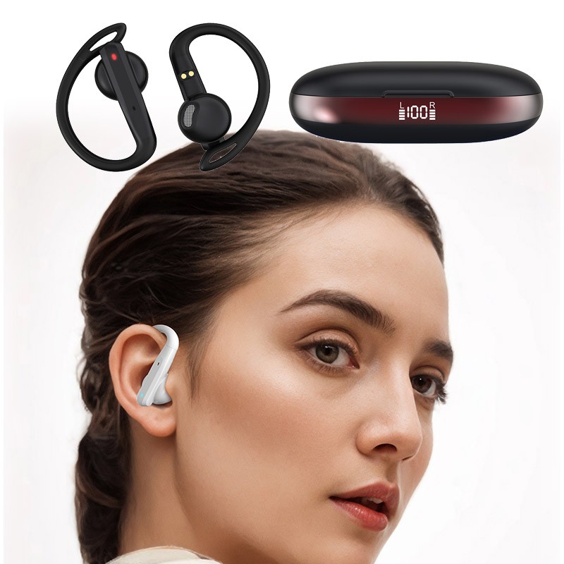 Wireless Bluetooth Earphones Sports Headphones Ear Hook Running Earbuds Headset