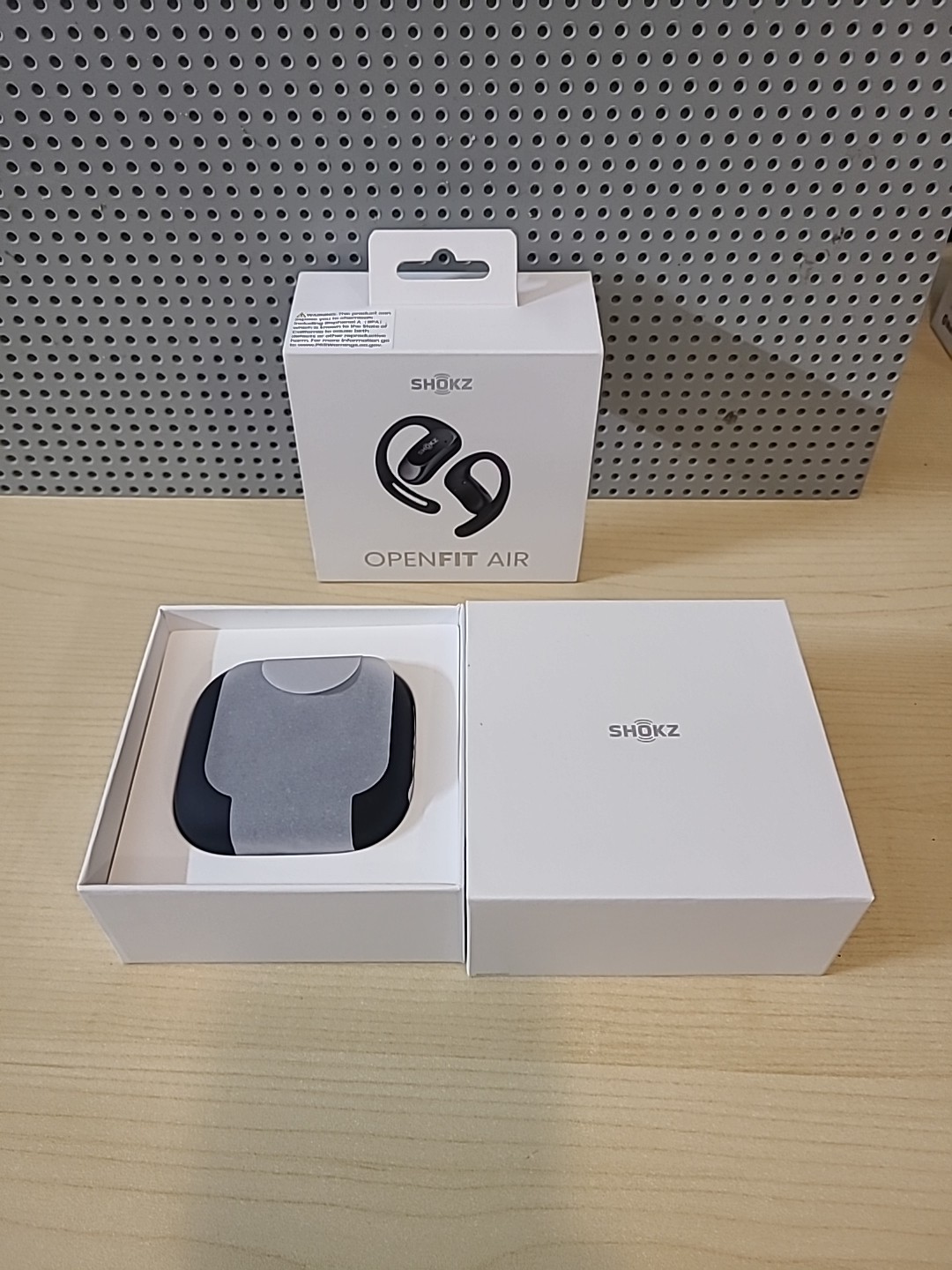 Shokz OpenFit Air True Wireless Bluetooth Headphones – Black
