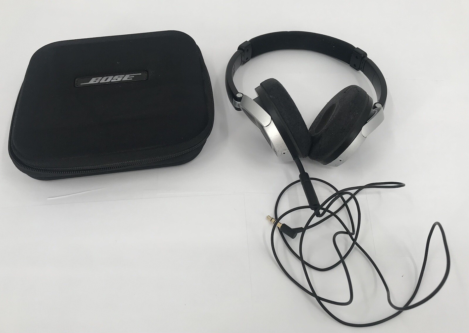 Bose On-Ear Foldable Headphones – Black and Silver With Case