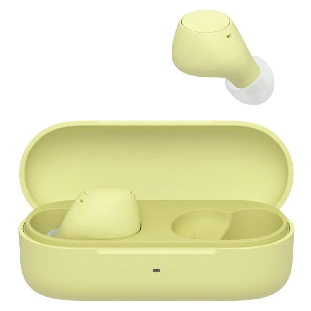 Sony WF C510 Truly Wireless Yellow Earbuds Up To 11 Hours Battery Life